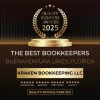Quality Business Awards 2025 badge for The Best Bookkeepers in Buenaventura Lakes, Florida, awarded to Kraken Bookkeeping LLC for their small business bookkeeping services.